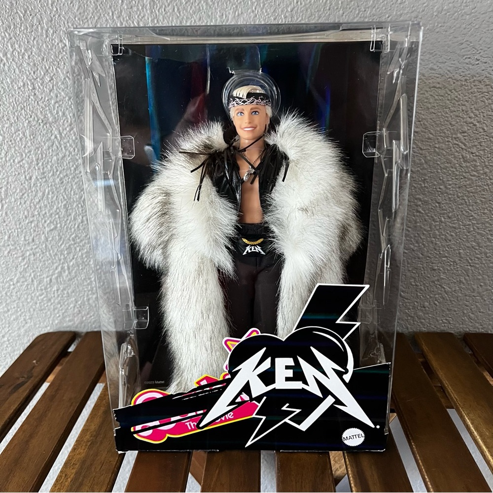 Ken Doll with Faux Fur Coat